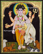 Dattatreya Tanjore Painting, Trinity Tanjore Painting