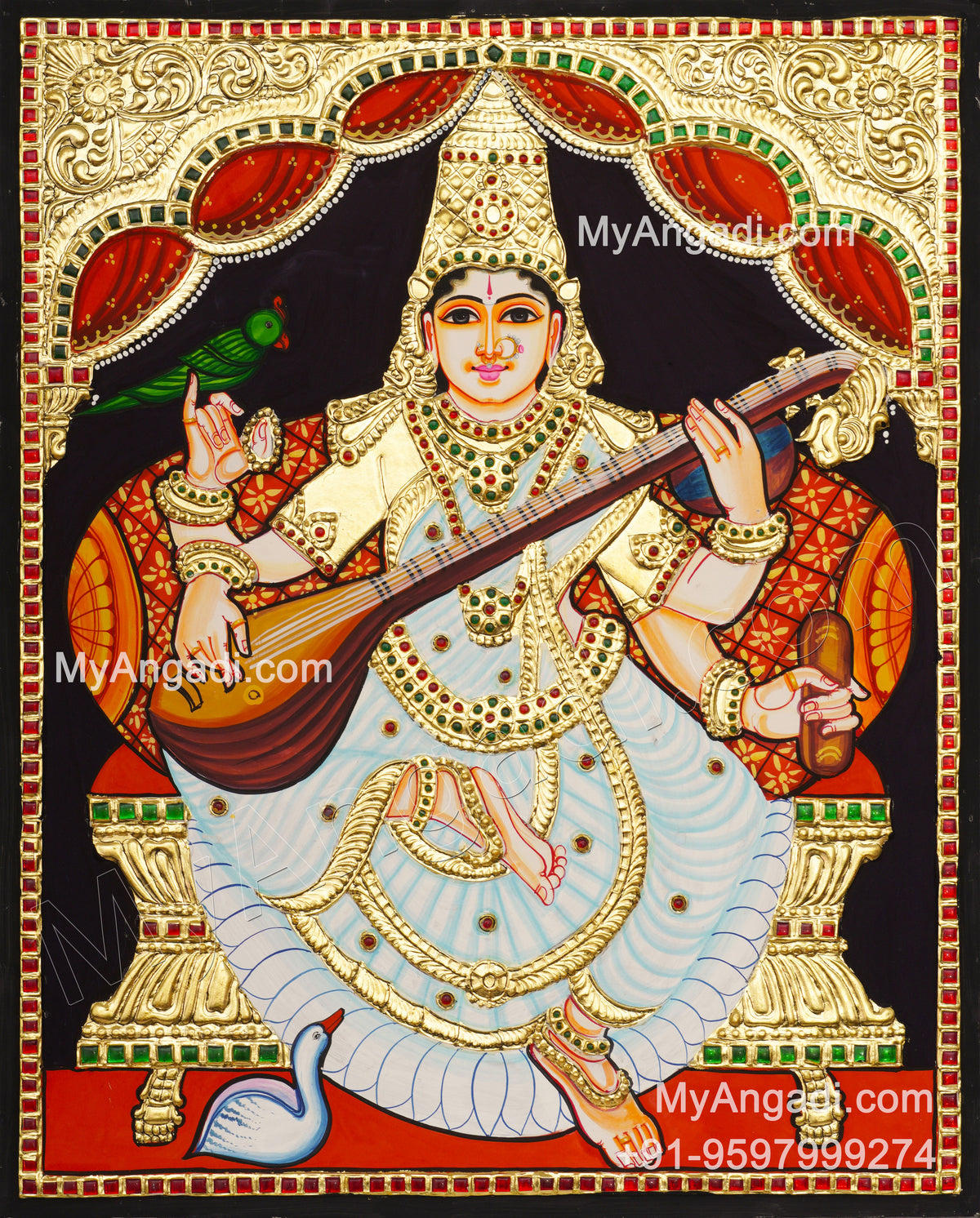 Saraswathi Tanjore Paintings