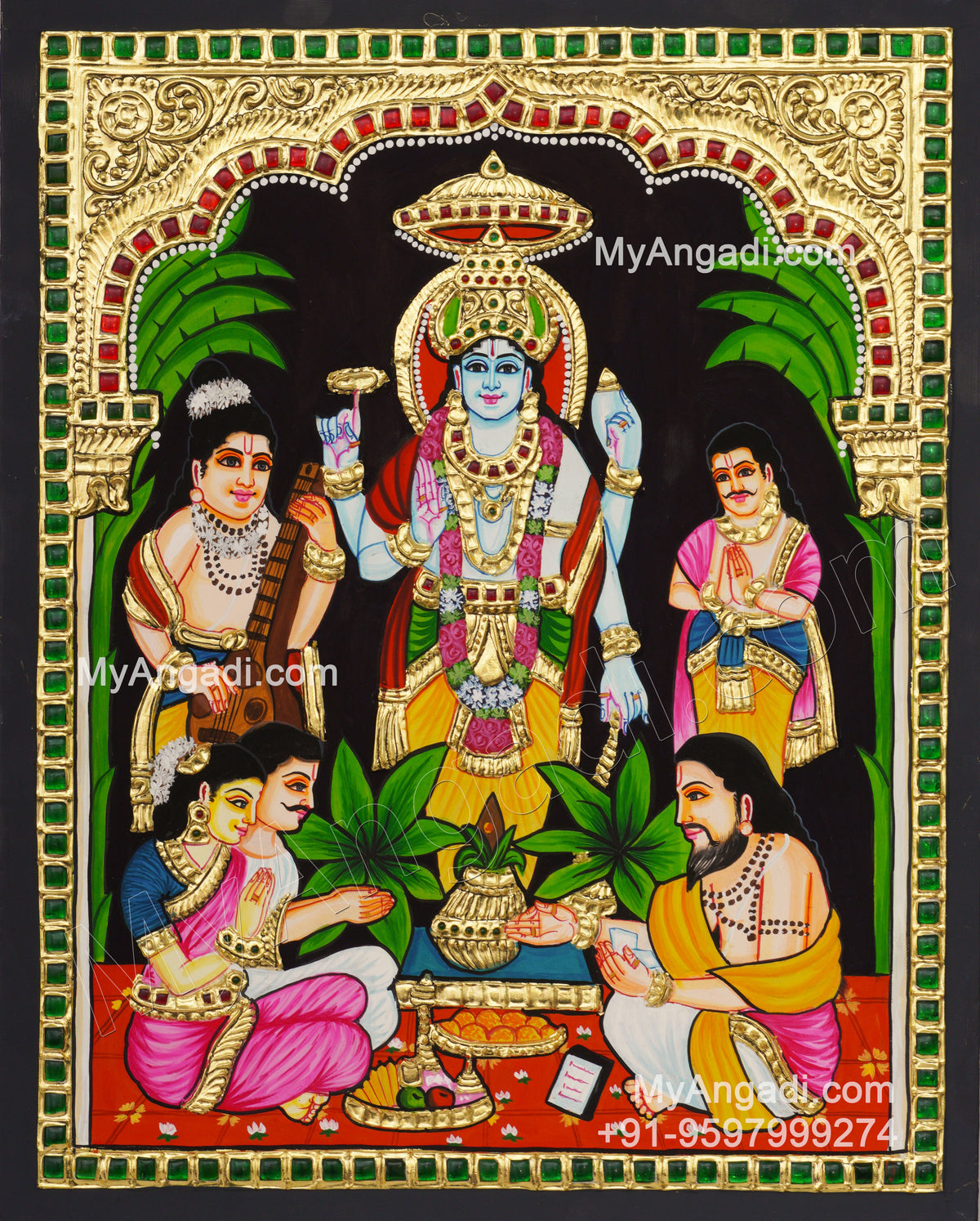 Satyanarayana Tanjore Painting