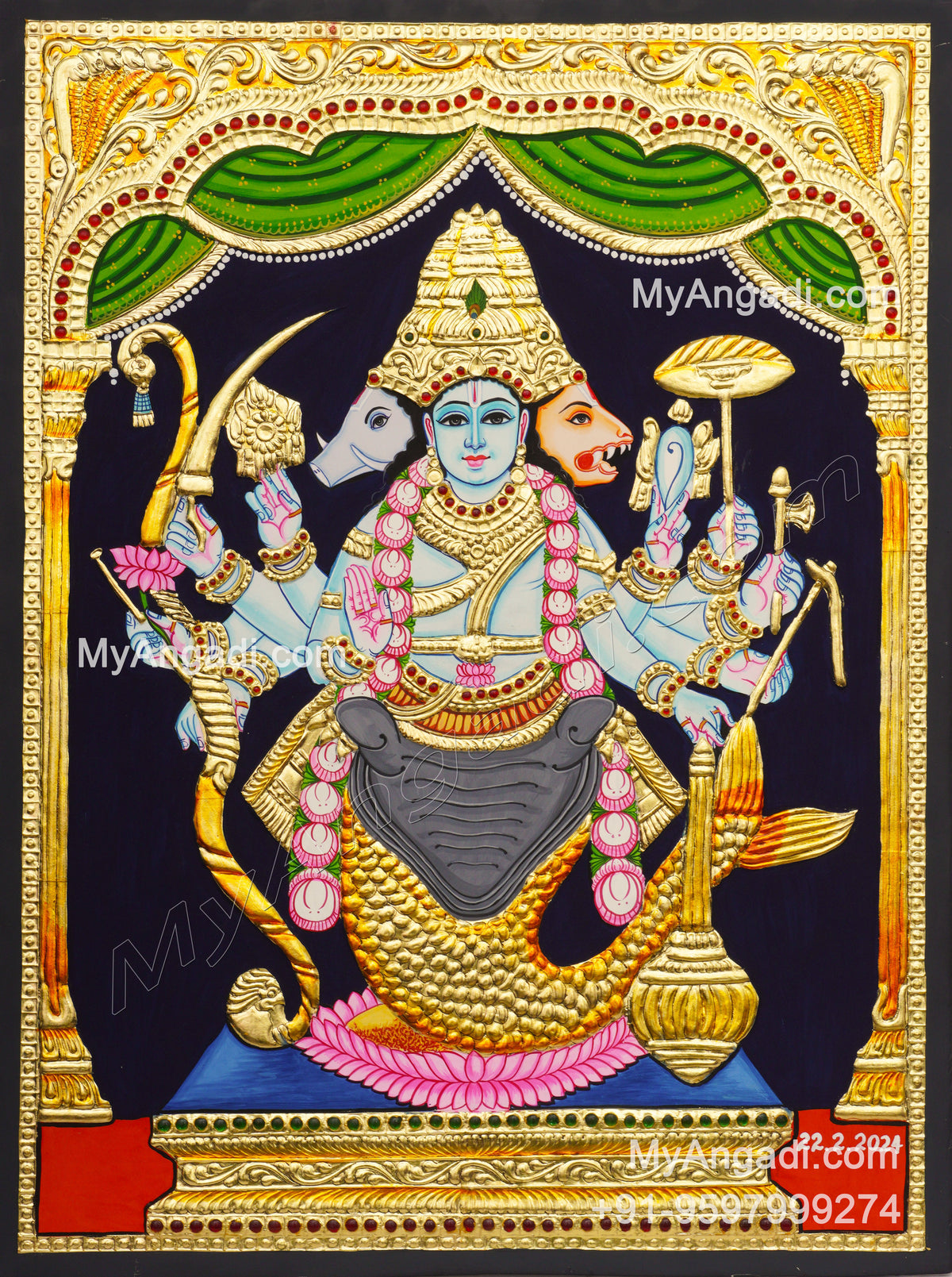 Dasavatharam Tanjore Paintings