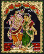 Radha Krishna Tanjore Painting