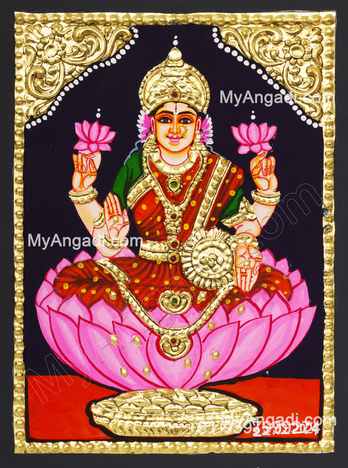 Lakshmi Devi Tanjore Paintings