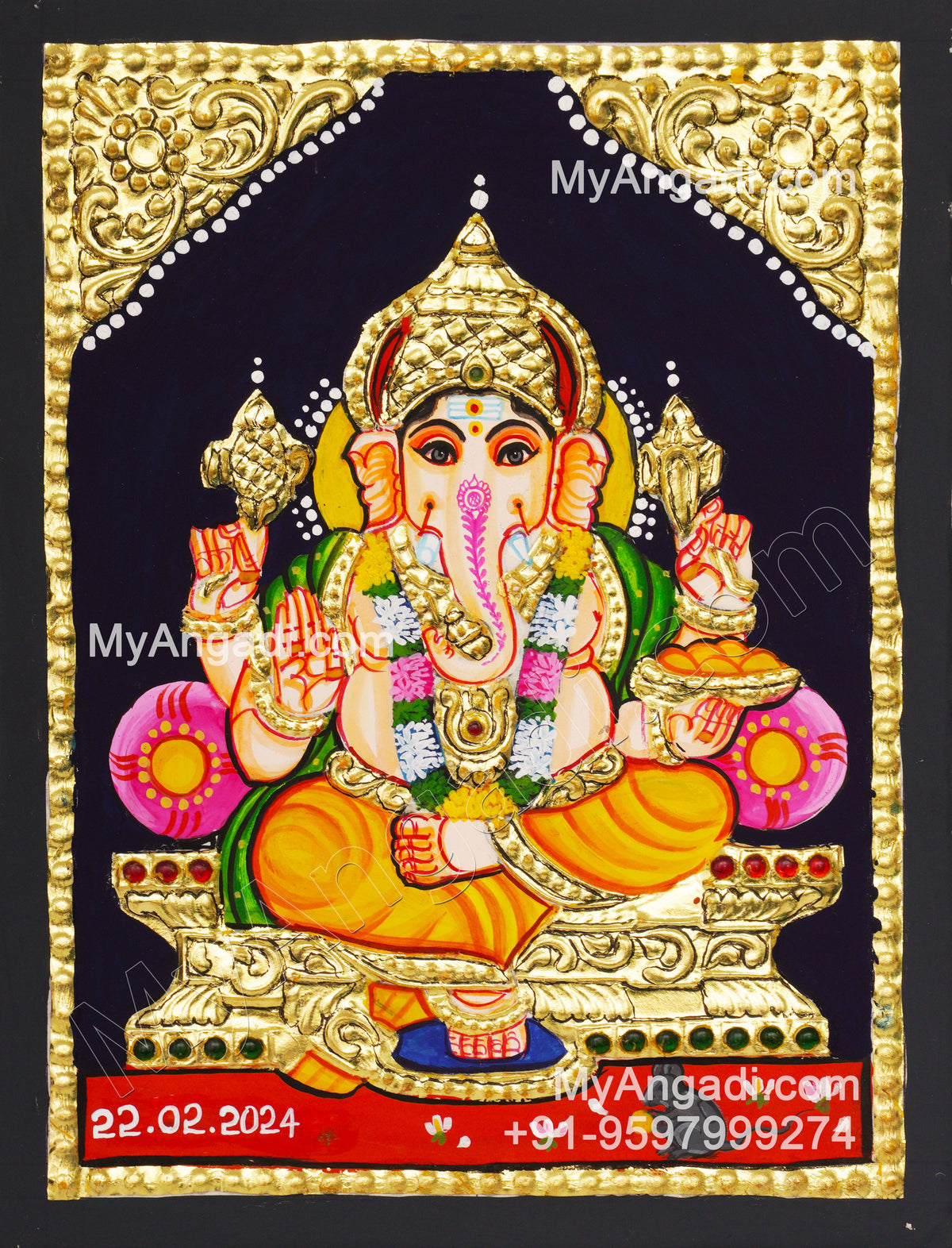 Vinayagar Tanjore Paintings