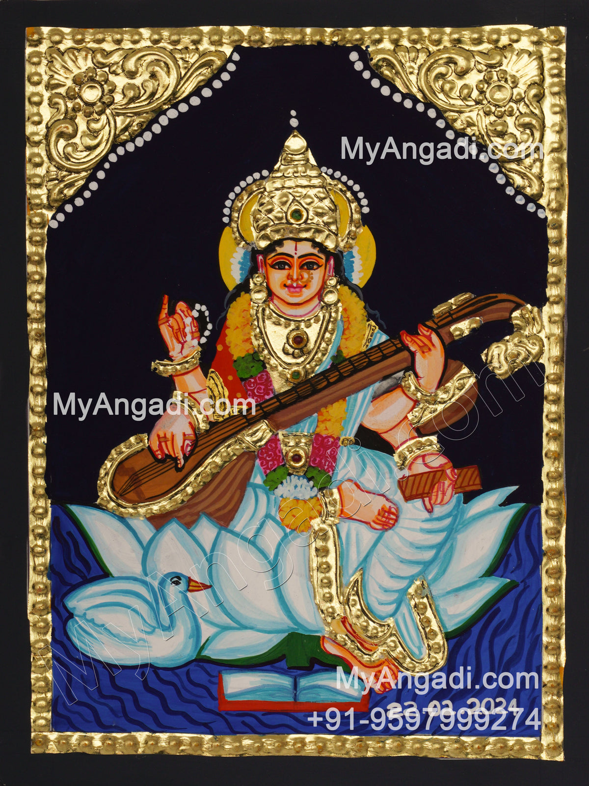 Saraswathi Tanjore Paintings
