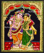 Radha Krishna Tanjore Painting