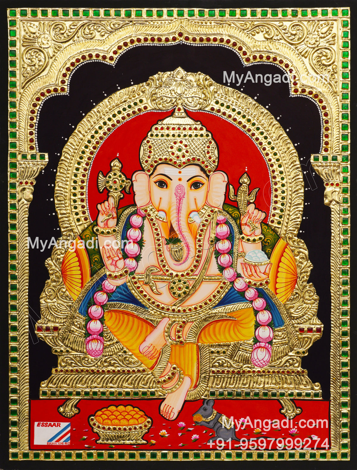 Ganesha Tajore Paintings