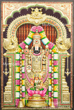 3d Balaji Lakshmi Tanjore Painting