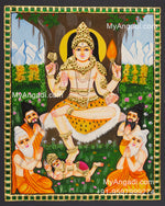 Dakshinamurthi Tanjore Painting