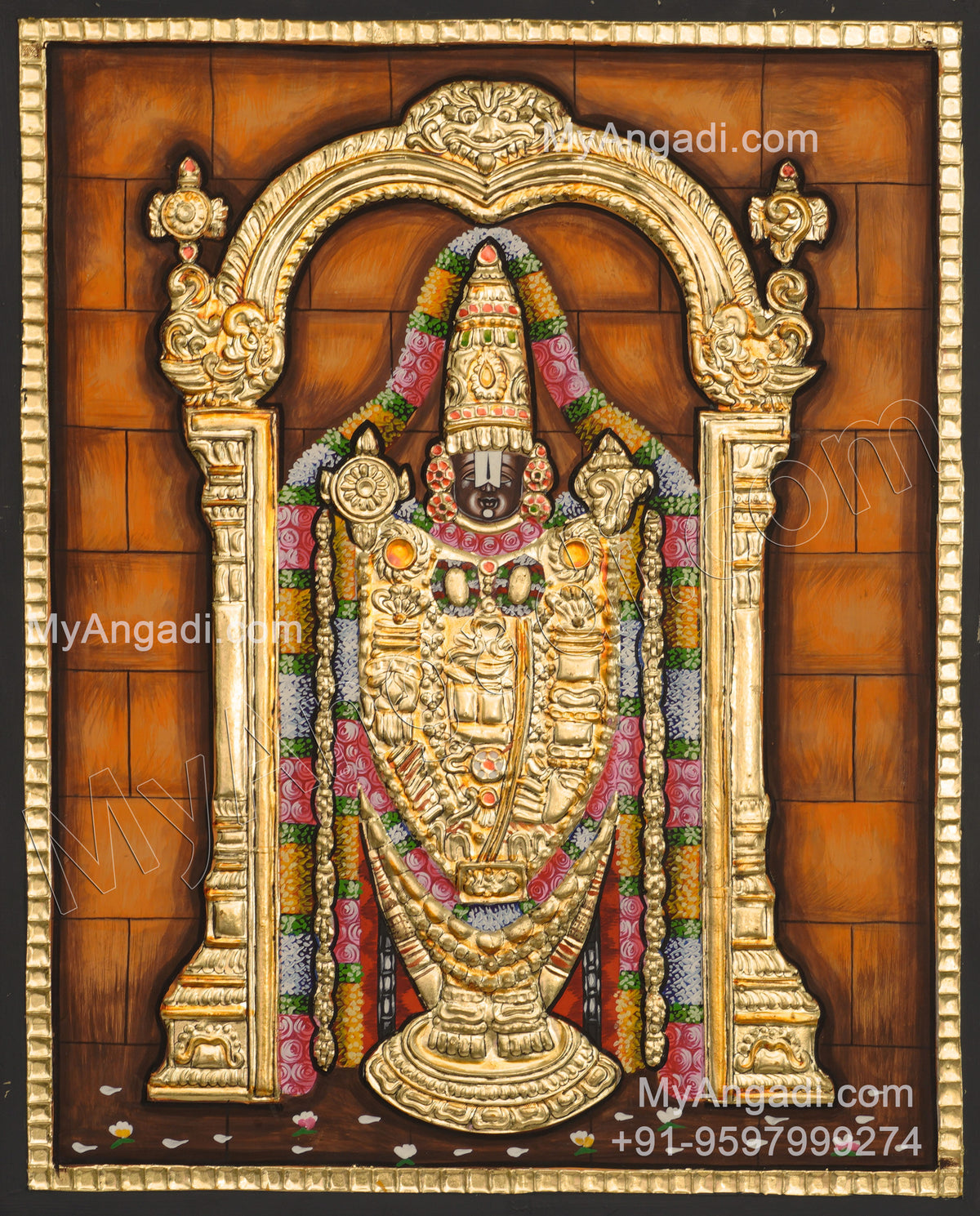 VenkatachalapathyTanjore Painting