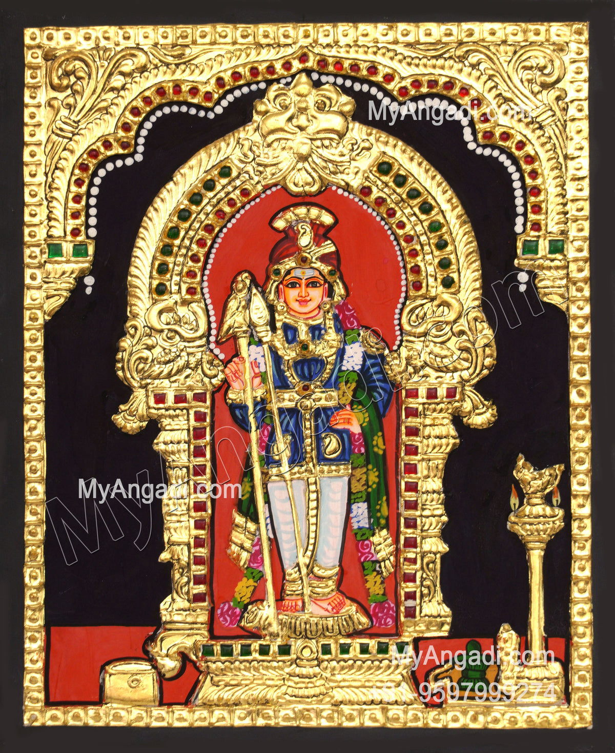 Palani Murugan Tanjore Paintings