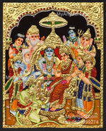 Ramar Pattabhisekam Tanjore Painting
