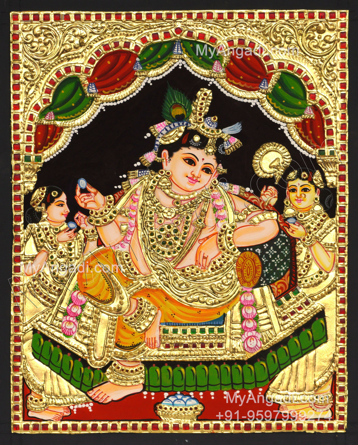 Krishna Tanjore Paintings