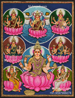 Ashta Lakshmi Tanjore Painting