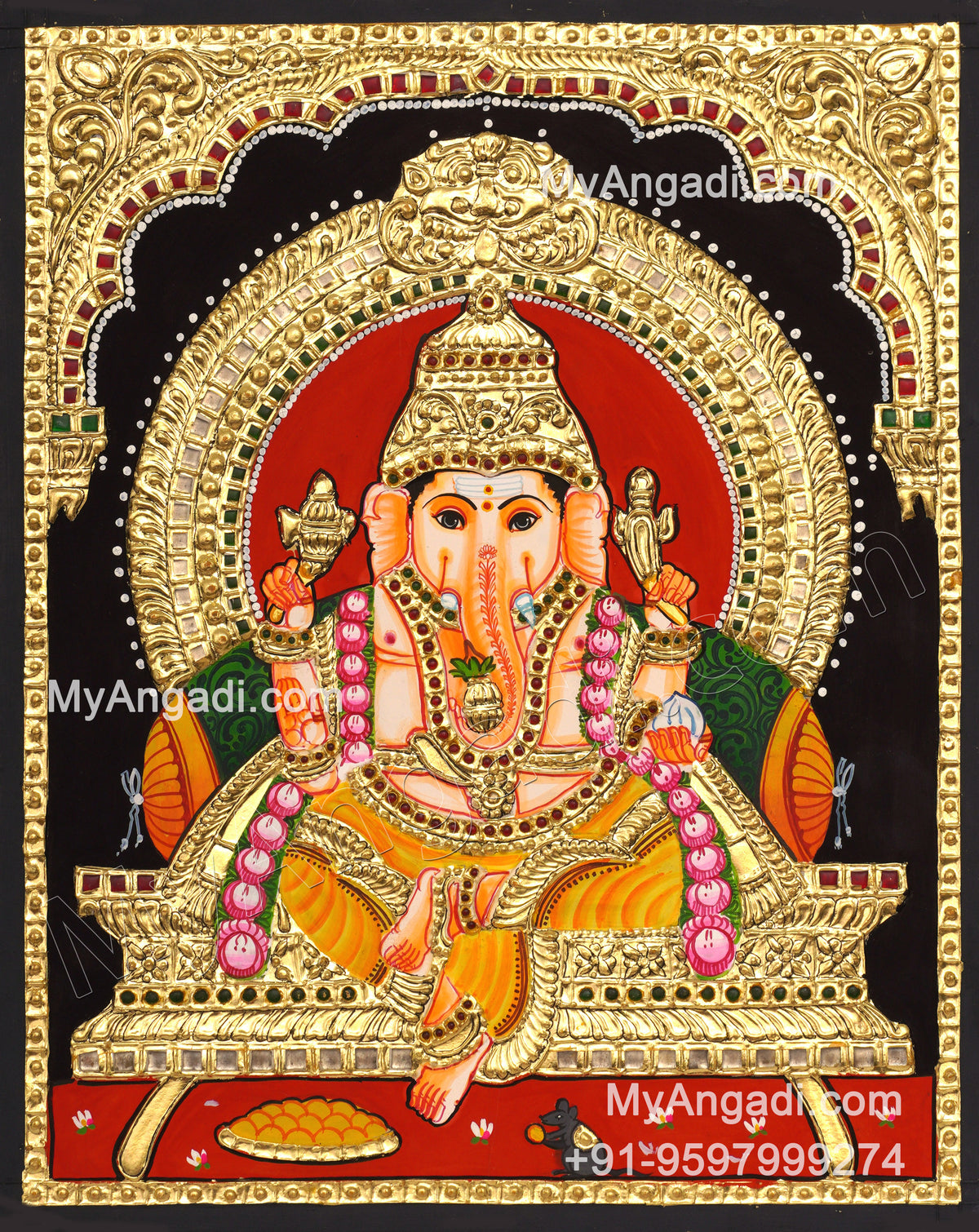 Ganesh Ji Tanjore Paintings