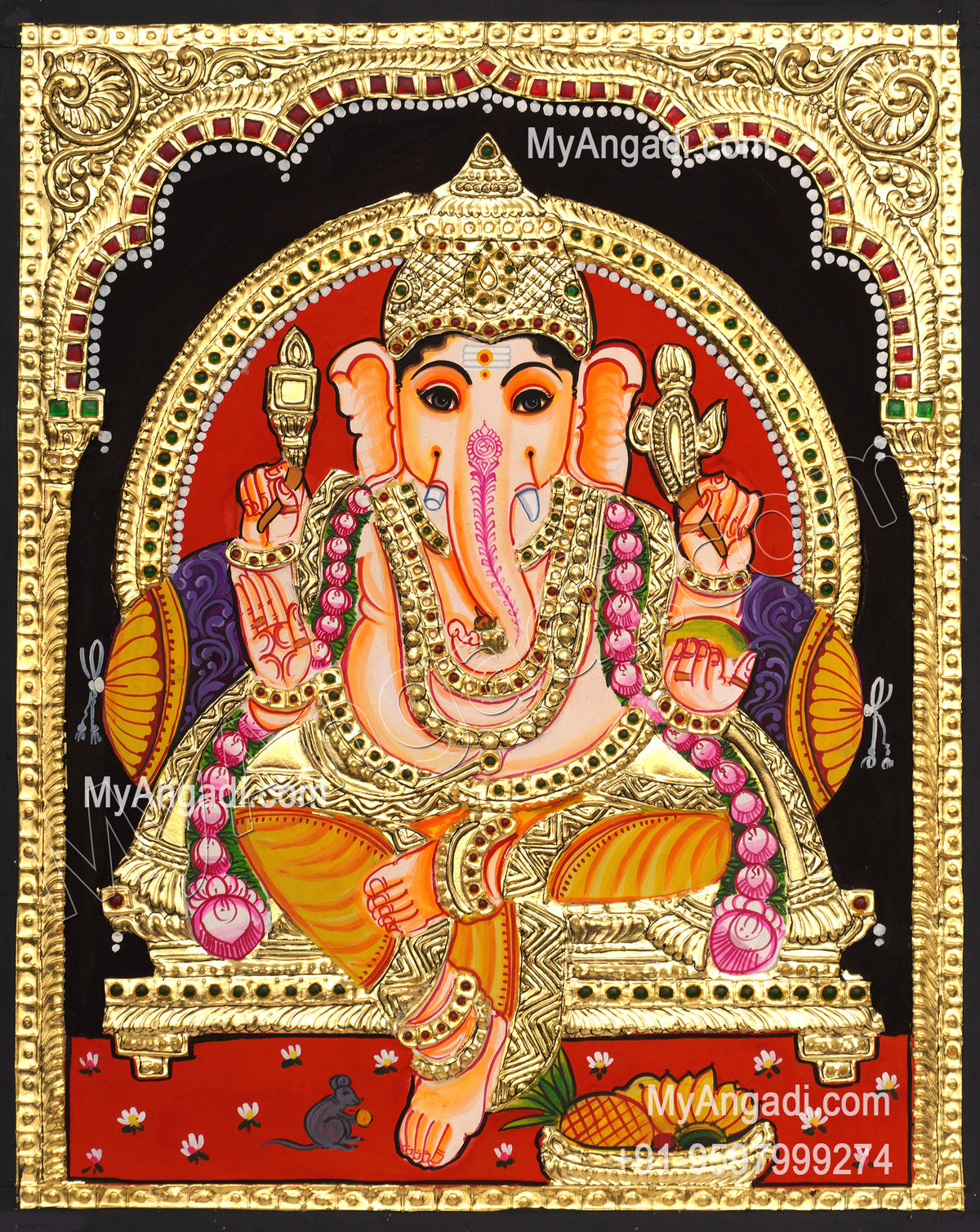 Ganesha Tanjore Paintings