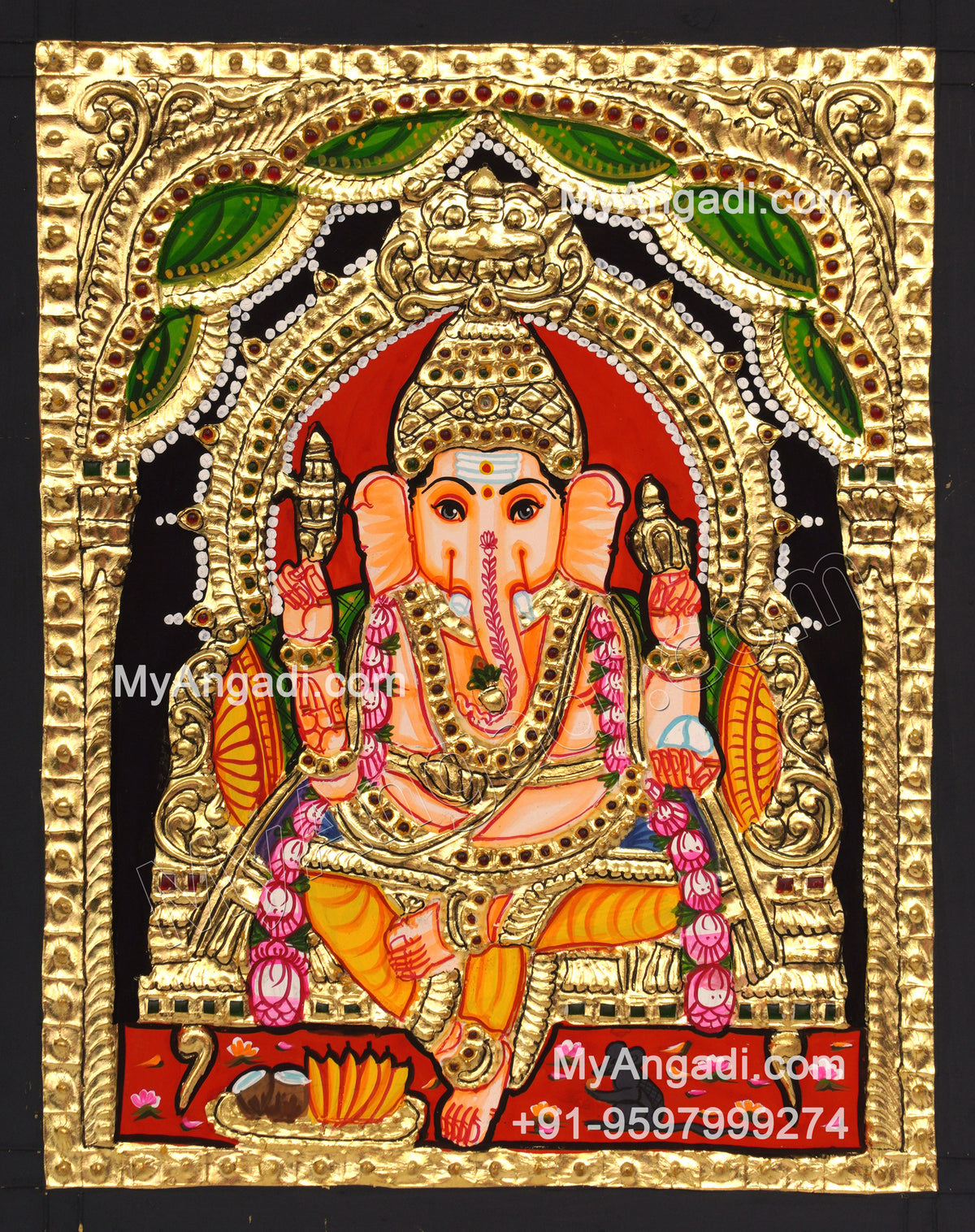 Ganapathi Tanjore Paintings