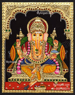 Ganapathi Tanjore Painting 