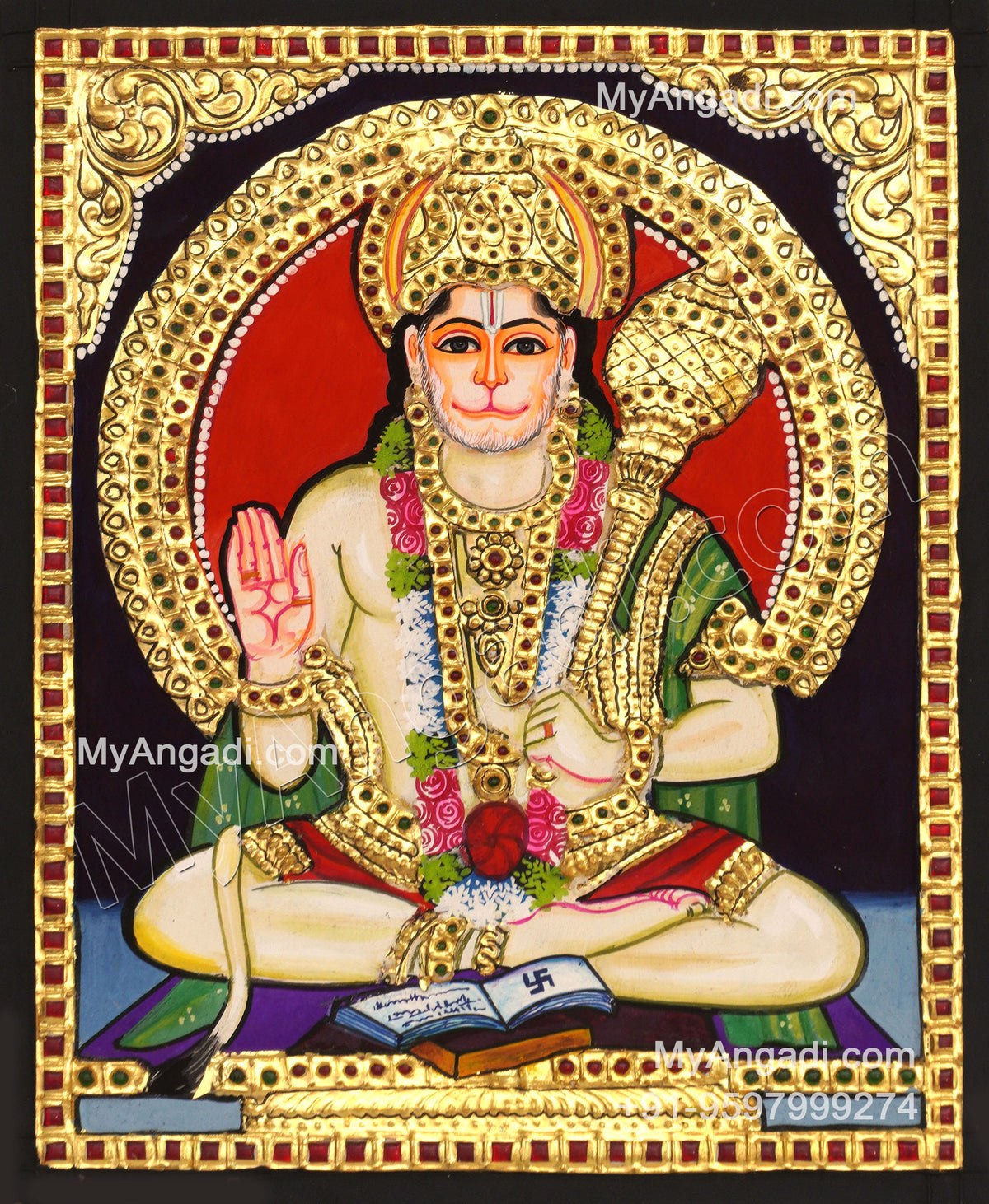 Hanuman Tanjore Paintings