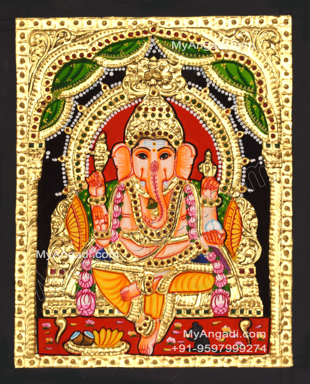 Ganesha Tanjore Paintings