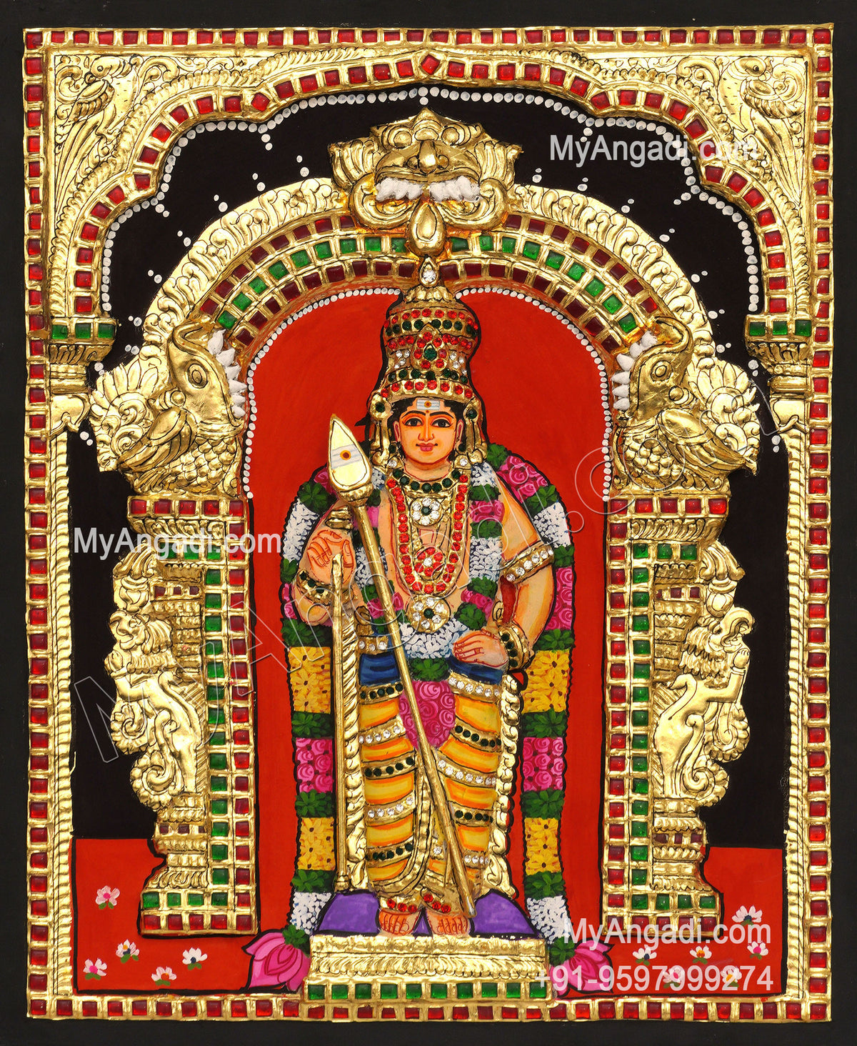Murugan 3D Tanjore Paintings