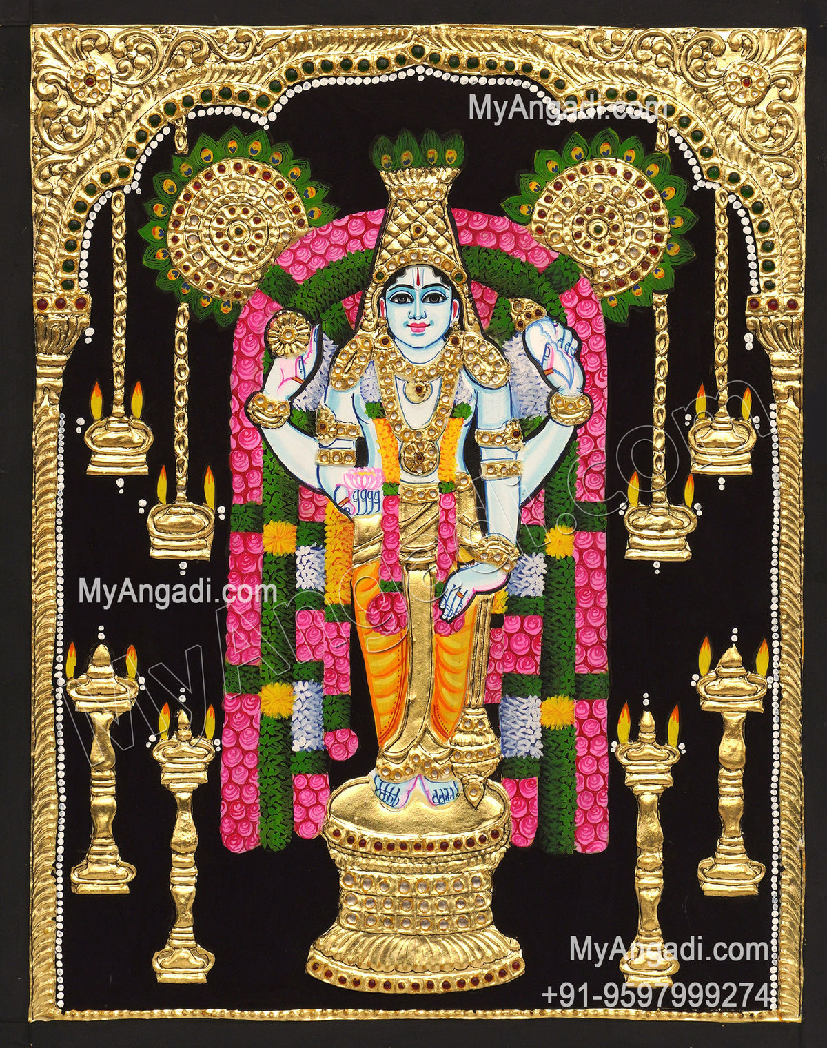 Guruvayurappan Tanjore Paintings