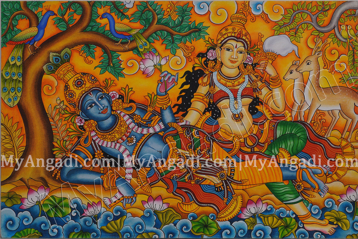 Radha Krishna Canvas Painting 
