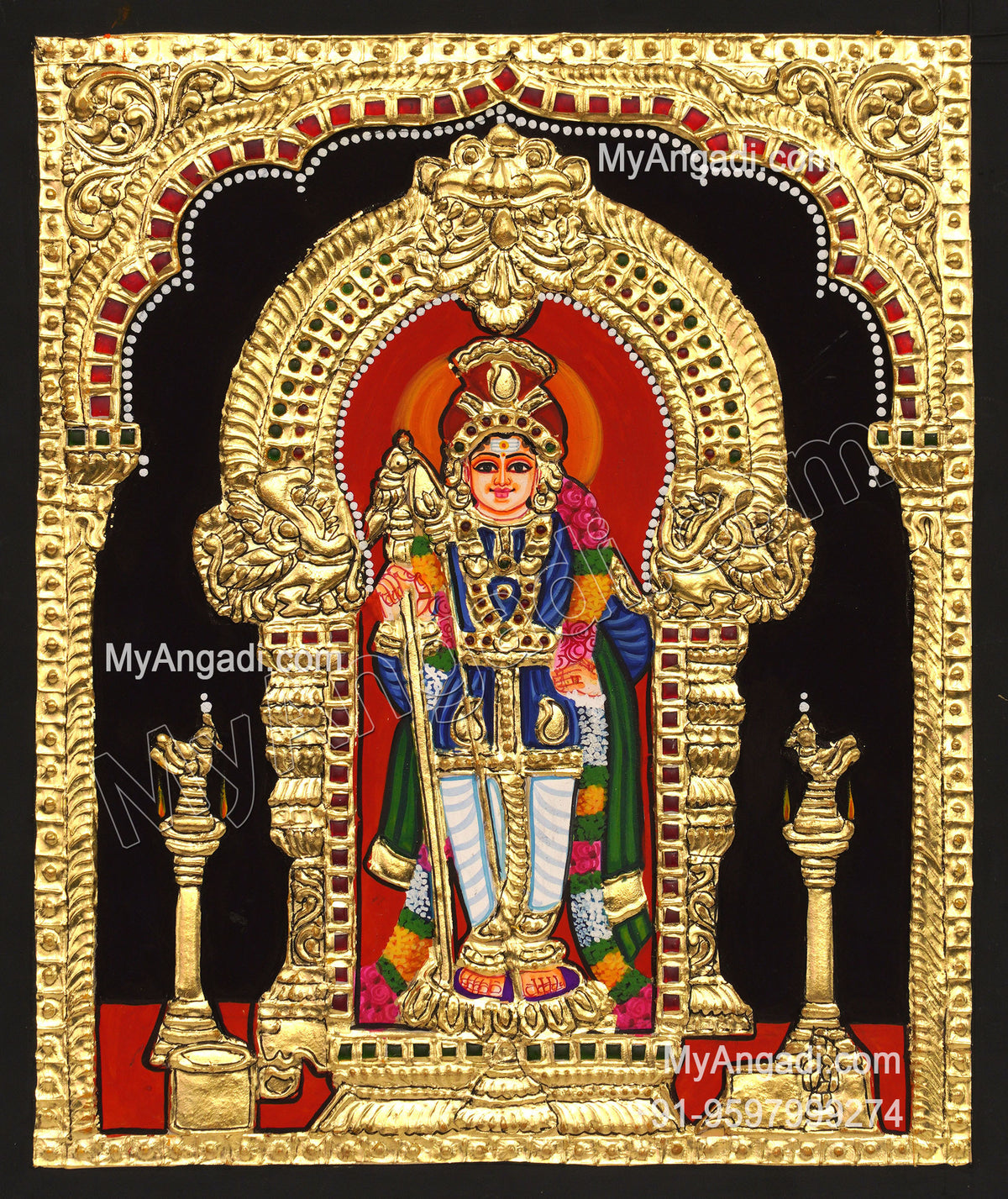 Murugan Tanjore Paintings