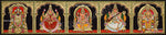 5 PanelTanjore Painting