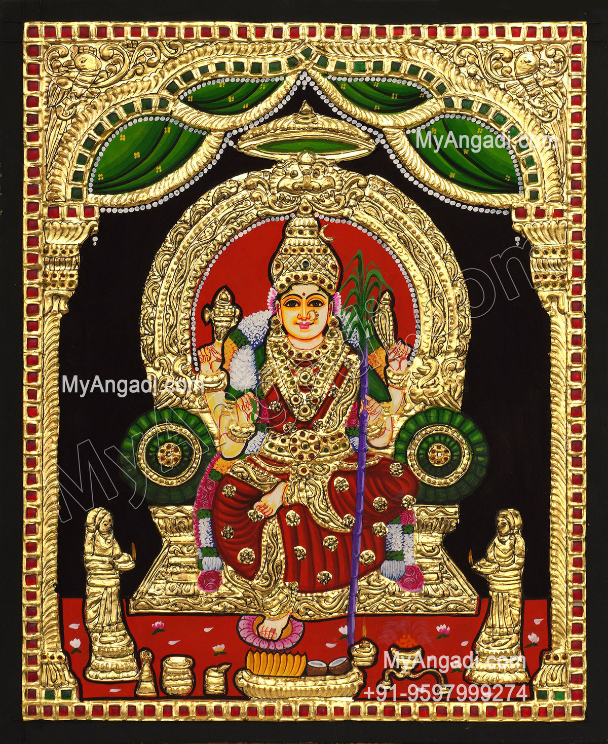 Lalitha Devi Tanjore Painting