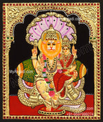 Lakshmi Narasimhar Tanjore Painting