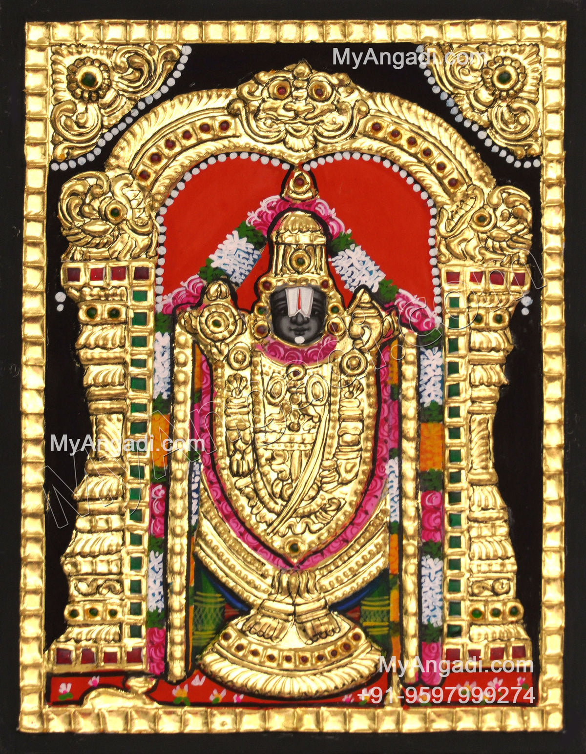 5 Set Tanjore Paintings