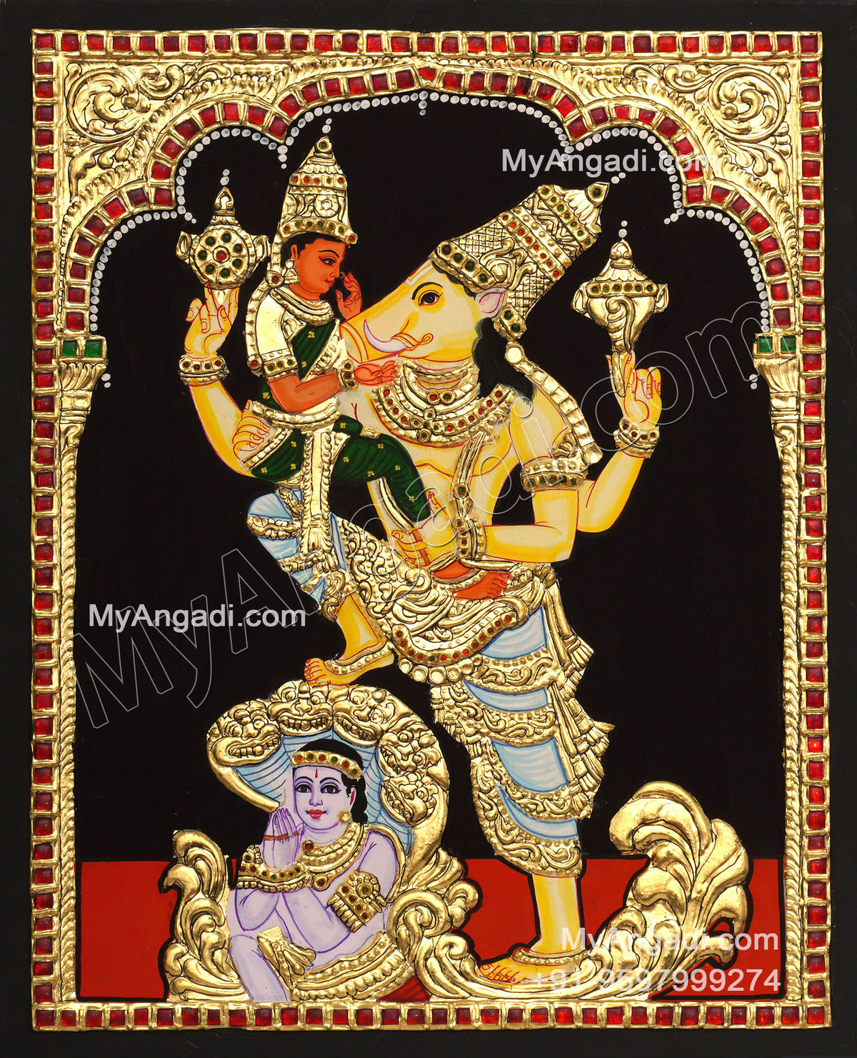 Varagur Perumal Tanjore Painting