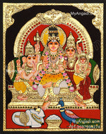 Shiva Family Tanjore Painting