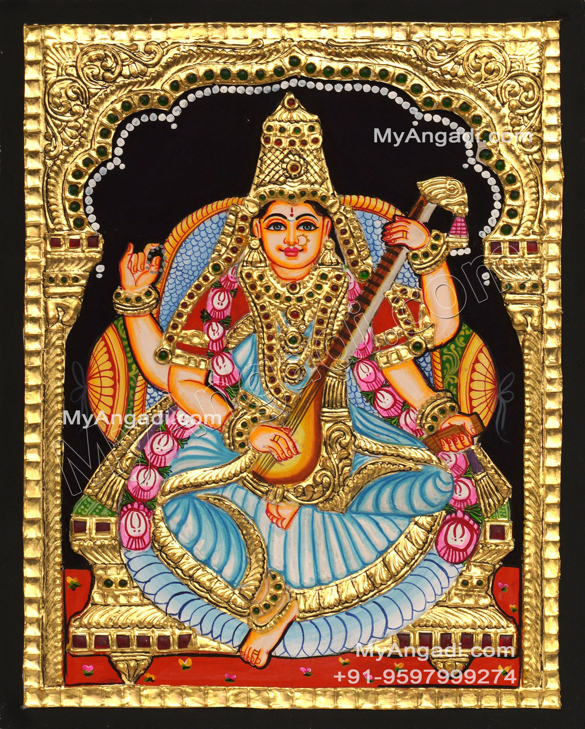 Saraswathi Tanjore Paintings