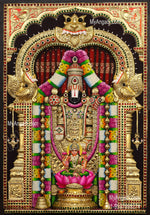 3d Balaji Lakshmi Tanjore Painting