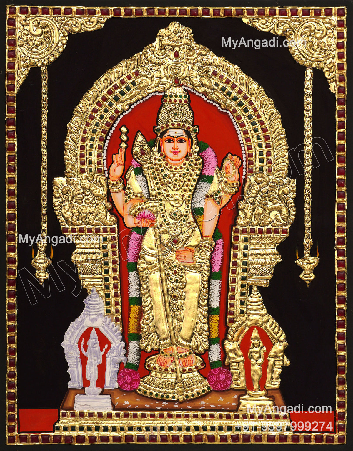 Thiruchendhur Murugan Tanjore Paintings