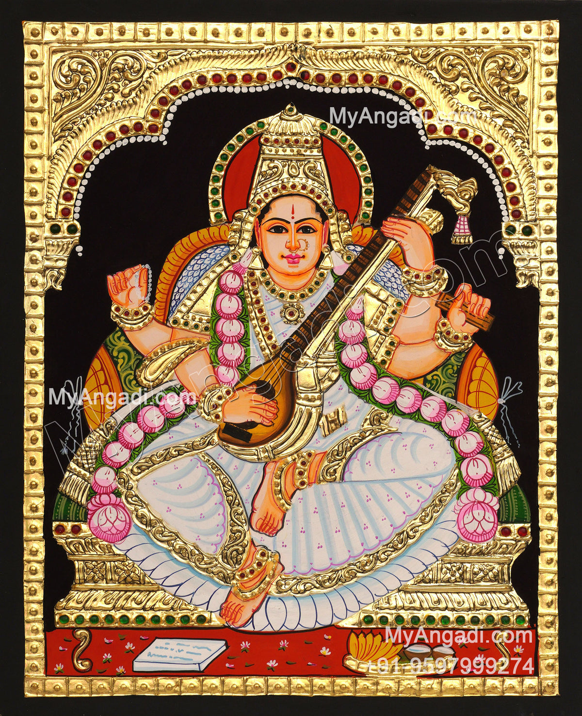 Saraswathi Tanjore Paintings