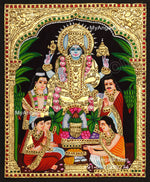 Sathyanarayana Swami Tanjore Painting