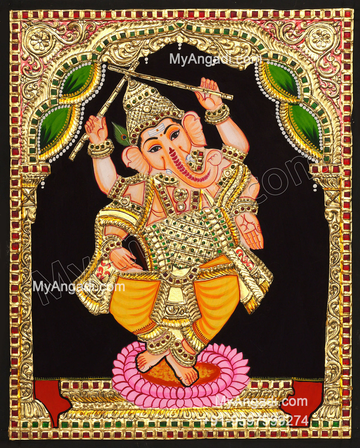 Ganesha Tanjore Paintings