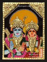 Ram Sita Tanjore Painting