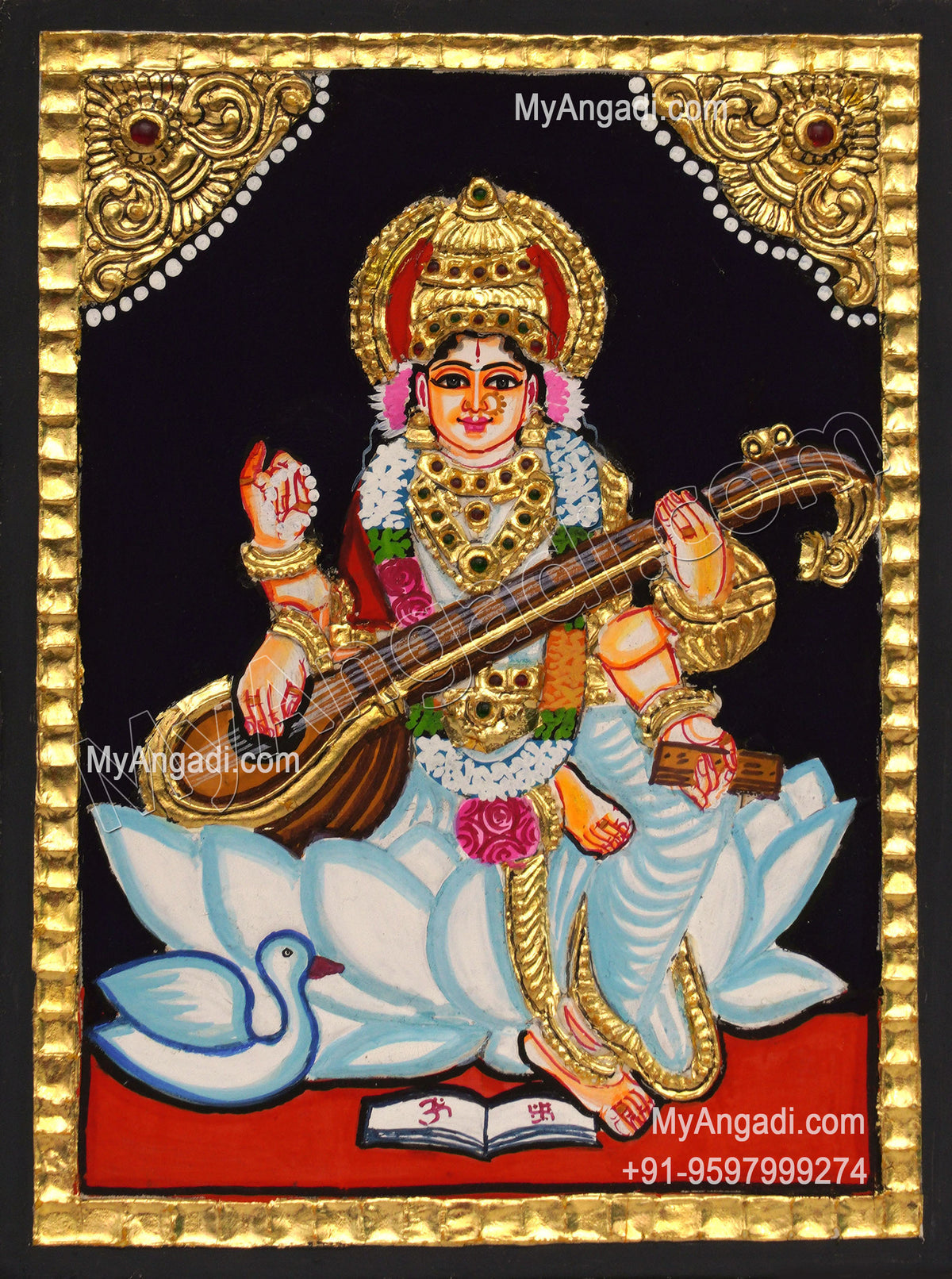 Saraswathi Tanjore Paintings