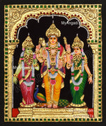 Murugan Valli Deivanai Tanjore Painting