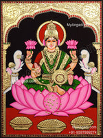 Gajalakshmi Tanjore Painting