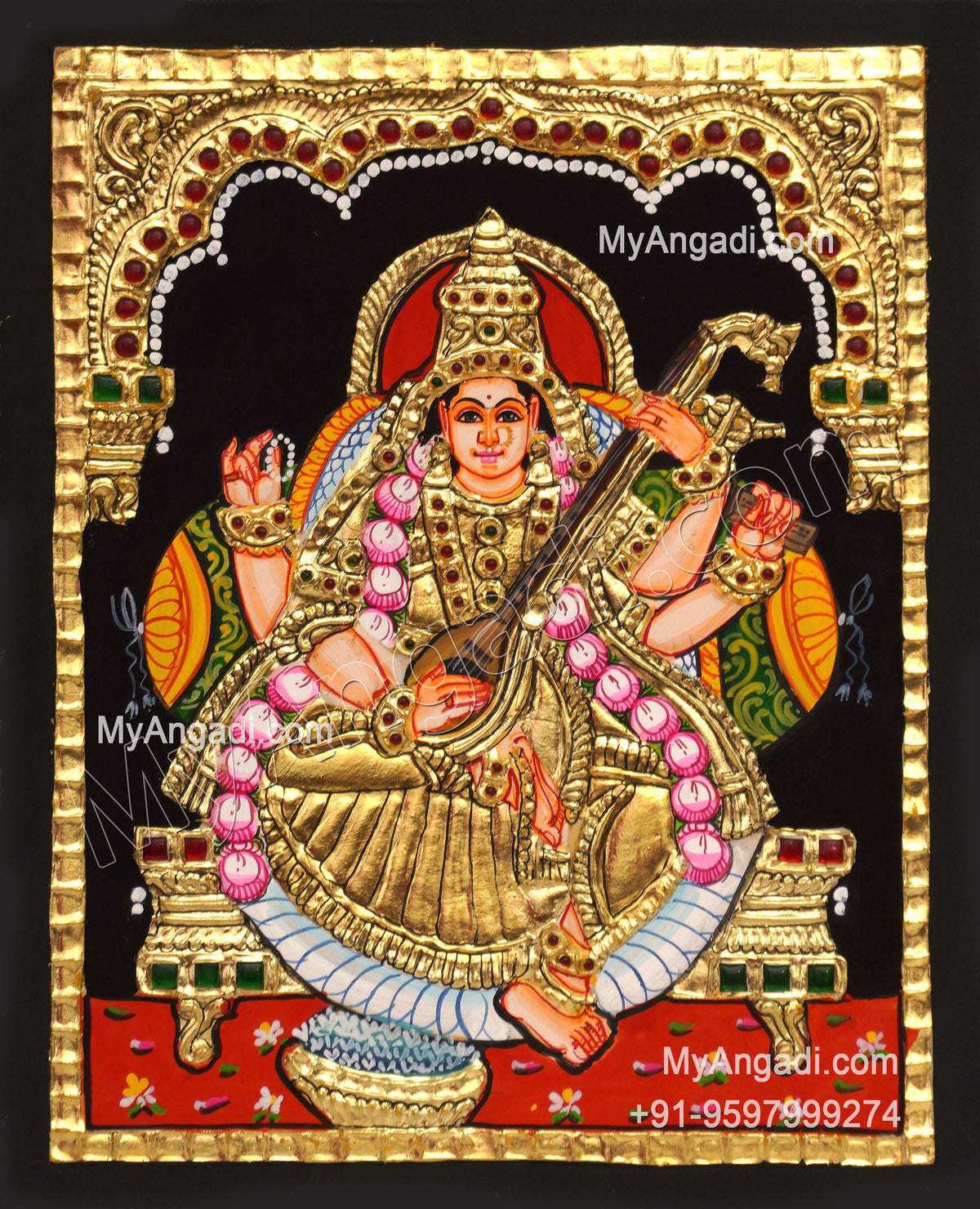 Saraswathi Tanjore Paintings