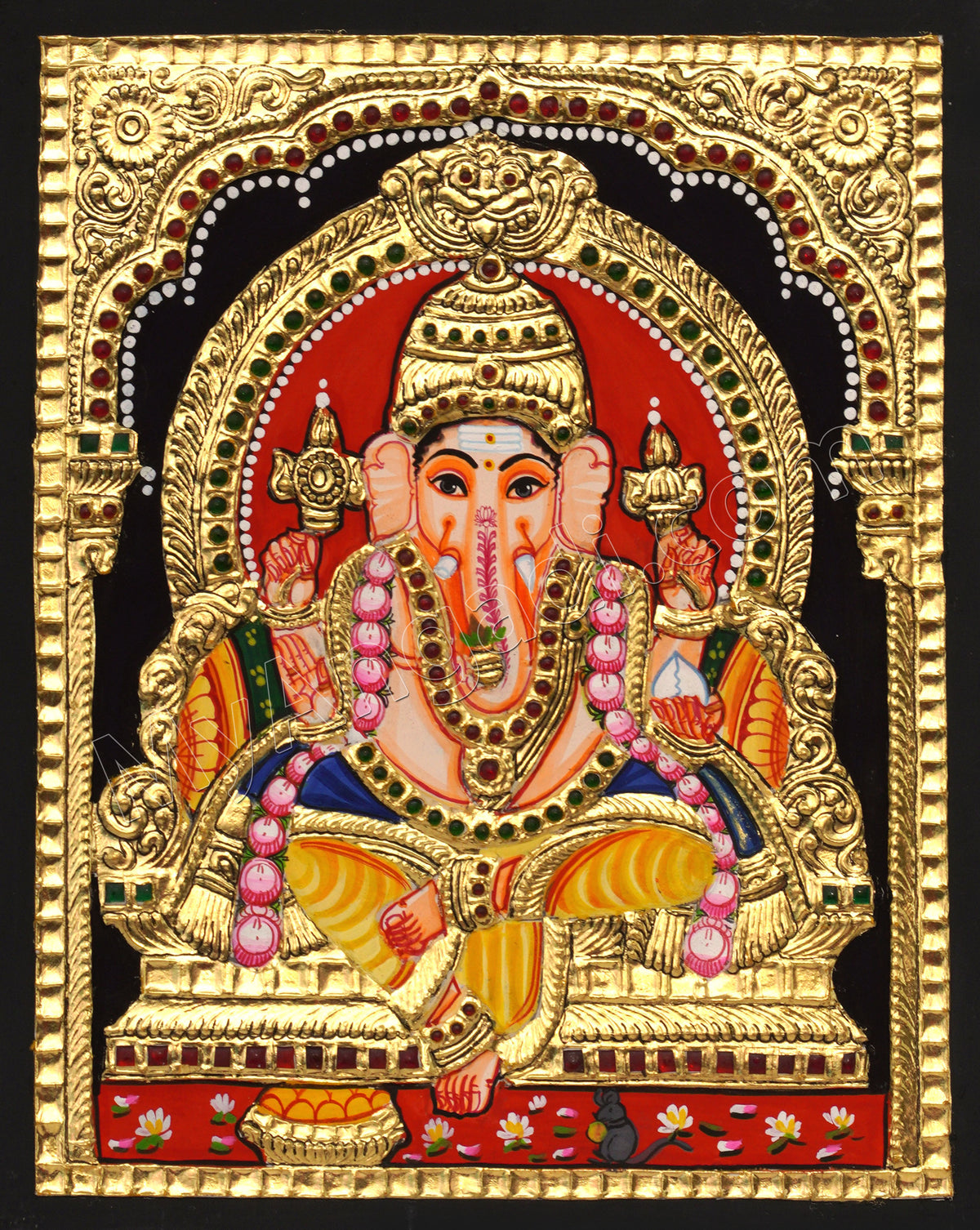Ganesh Tanjore Painting