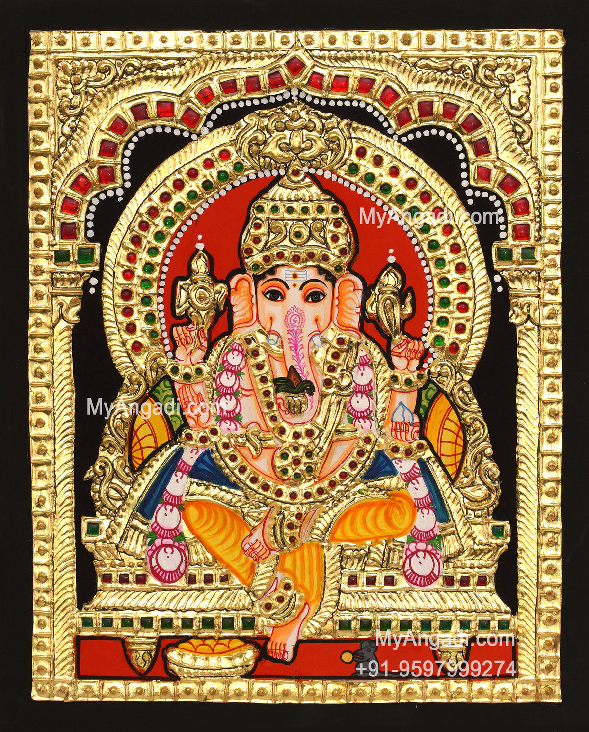 Ganesha Tajore Paintings