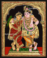 Rukmani Krishna Tanjore Painting