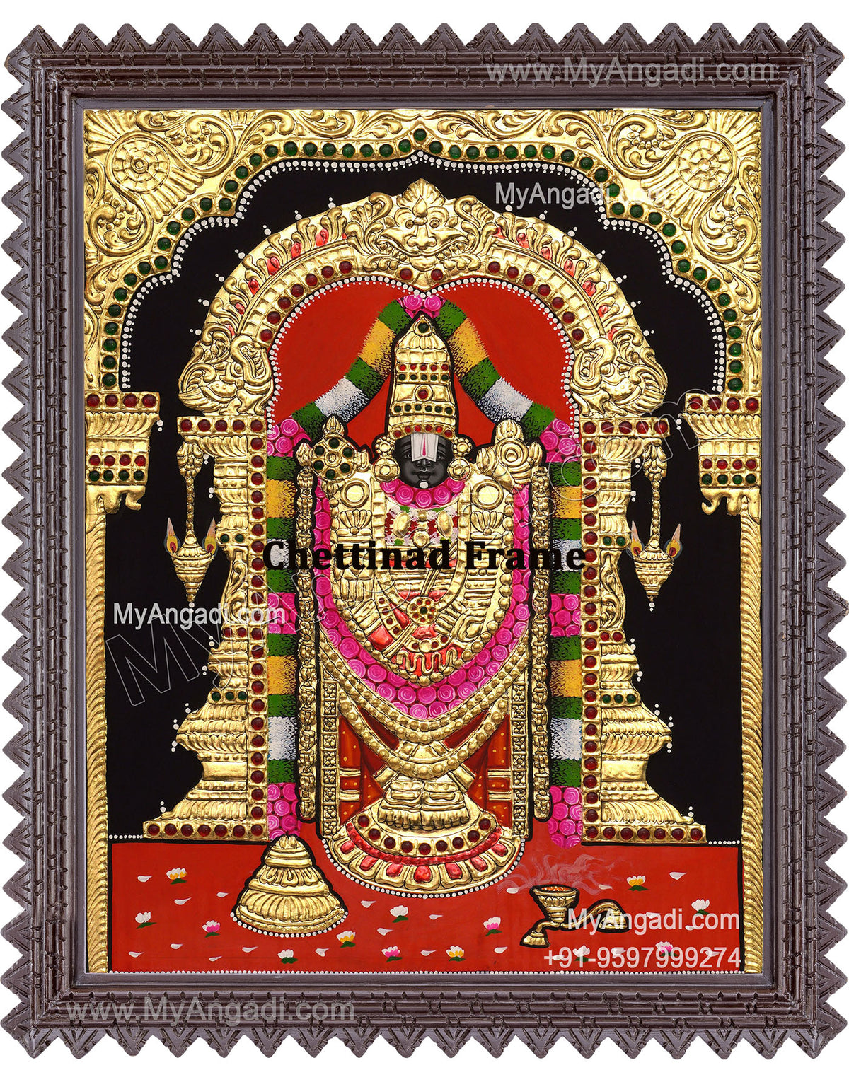 Balaji Tanjore Painting