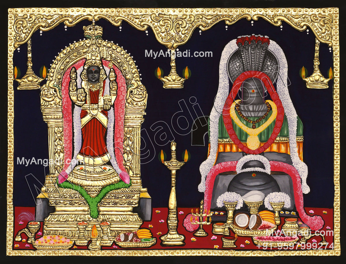 Vaitheeswaran Thaiyal Nayagi Tanjore Painting