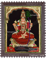 Kamatchi Amman 3D Tanjore Painting